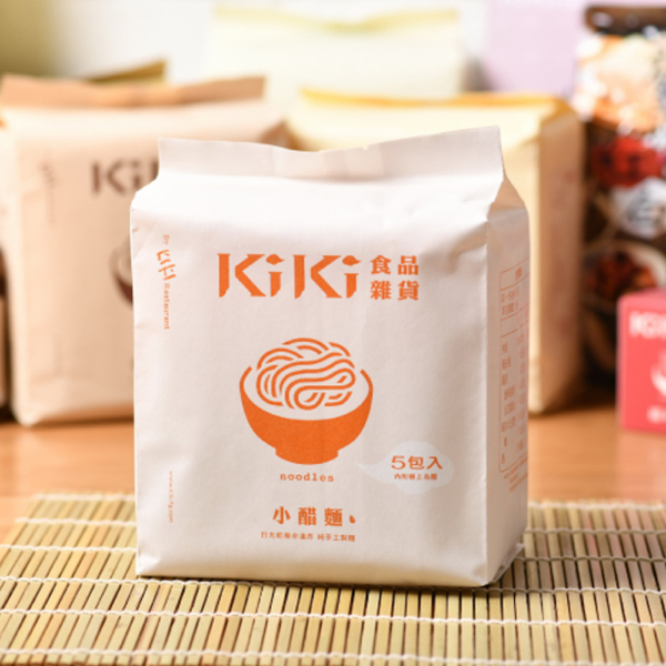 【KiKi食品雜貨】KIKI拌麵 舒淇推薦 小醋麵 (5包/袋) 90g*5