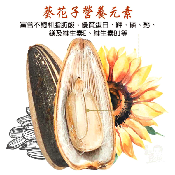【豆仔兄】海鹽茴香瓜子 400g/包