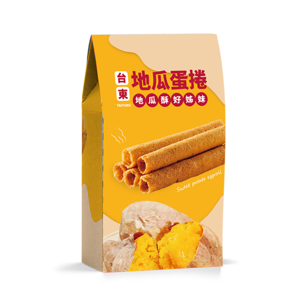 【信華農特產】地瓜蛋捲 144g/盒