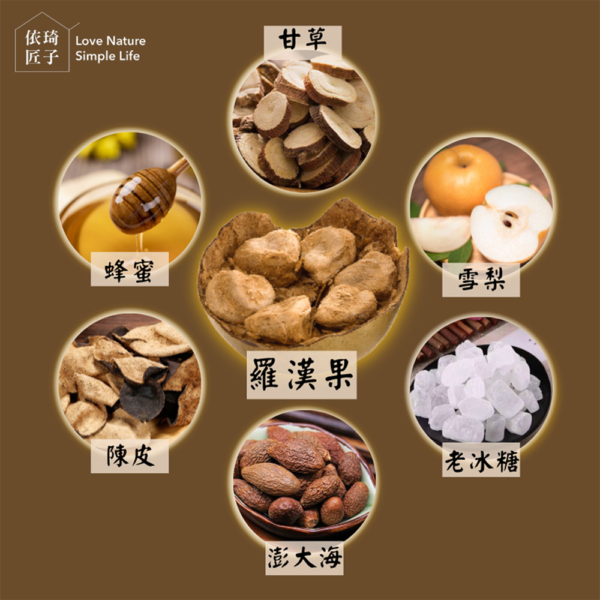 【依琦匠子】漢方草本蜂梨糖 原味/橙香/水蜜桃/羅漢果