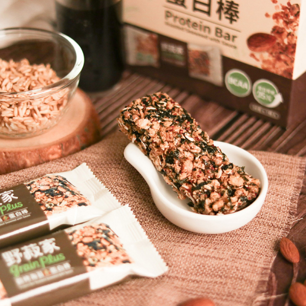 【野菽家】堅果營養棒 海苔藜麥/蔓越莓/蜂蜜檸檬/地瓜/醬烤海苔蛋白棒 7入/盒