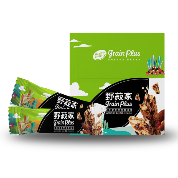 【野菽家】堅果營養棒 海苔藜麥/蔓越莓/蜂蜜檸檬/地瓜/醬烤海苔蛋白棒 7入/盒